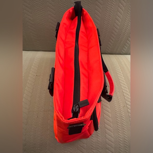 IHKWIP Cargo Catchall Tote Purse Blood Orange Color EUC - Picture 7 of 15